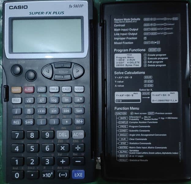 Calculator fx 5800p for sale 0