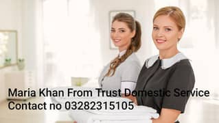 Domestic staff we Provide ,Maids, Babysitter, Cook, Attendent staff )