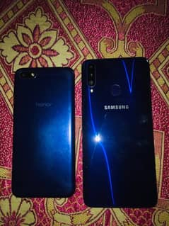 samsung A20s non pta 3 32and huwai y5 prime pta prove2 16 all ok best