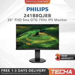 24" Inch 75Hz Philips IPS Borderless Full HD LED Monitor with Speaker