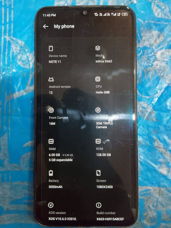 infinix note 11 6 128 6