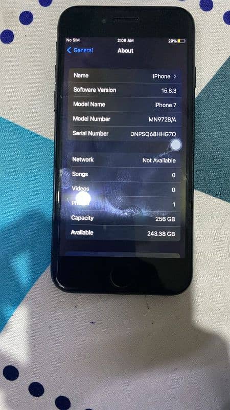 iphone 7 256Gb Pta approved Read add 2