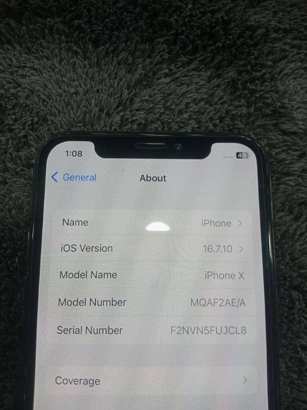 iphone x (256) gb pta approve 2