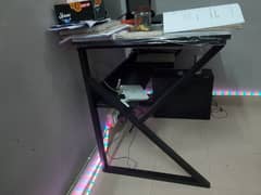 Computer table and chair