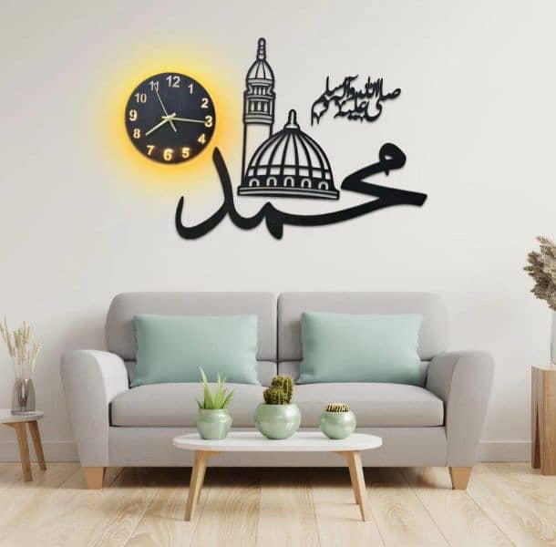 MOSQUE MUHAMMAD WALL CLOCK FIX PRICE PRODUCT DELIVERED AROUND 5 DAYS 0