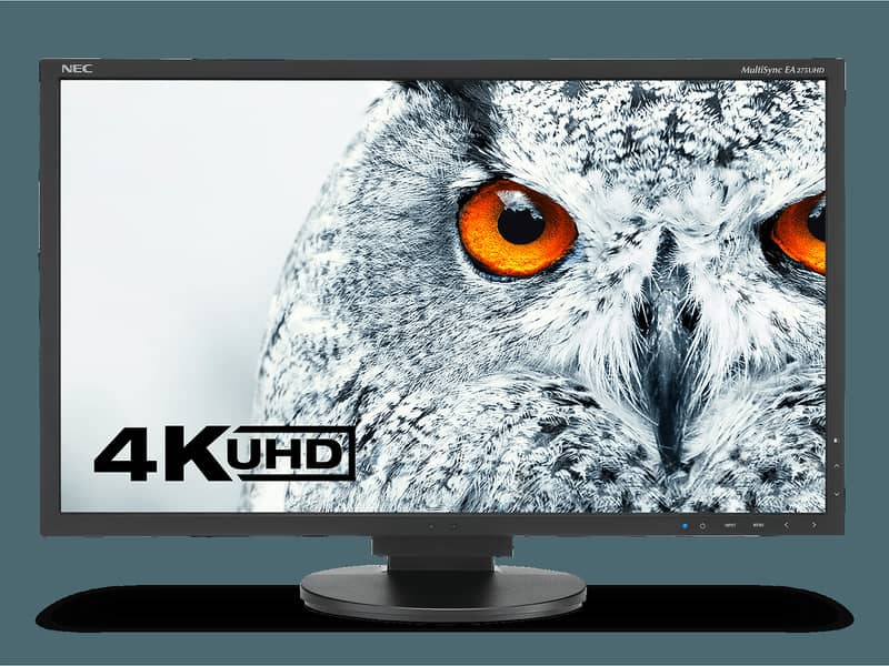 27" Inch NEC 4K UHD AH-IPS 10 Bit Colors sRGB 110%, Adobe 81% Monitor 0
