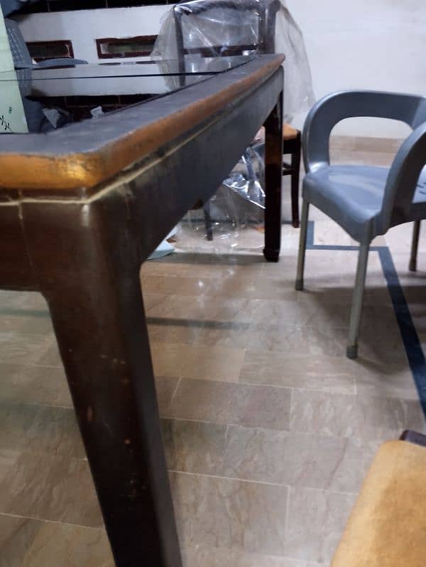 6 chairs dining table for sale 5