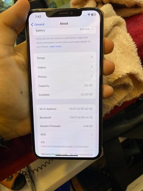 iphone xs max 64gb 2