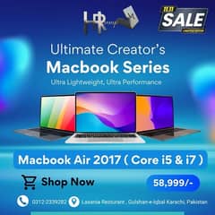 Macbook Air 2017 core i5/i7 11.11 Mega Sale with original apple mouse