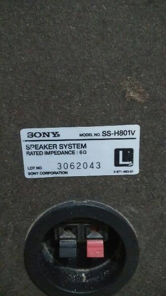 Sony speakers set 7