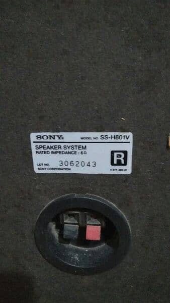 Sony speakers set 8