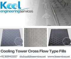 Cooling Tower Fills, Pvc Fins, Cross Flow Fills, New Pvc Sheets