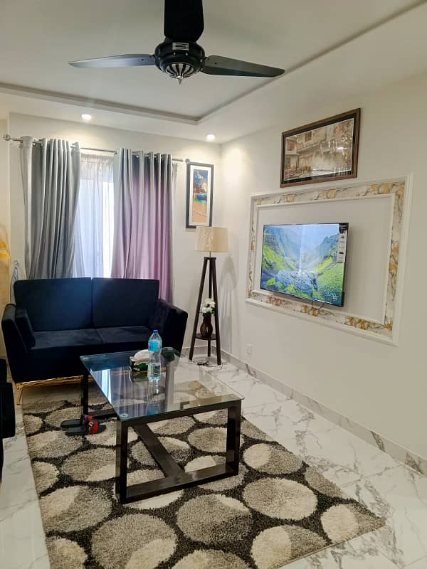 2 Beds luxurious brand new fully furnished apartment for rent in Bahria Town Lahore 2