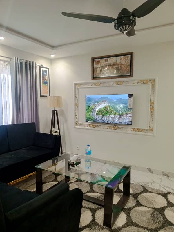 2 Beds luxurious brand new fully furnished apartment for rent in Bahria Town Lahore 5