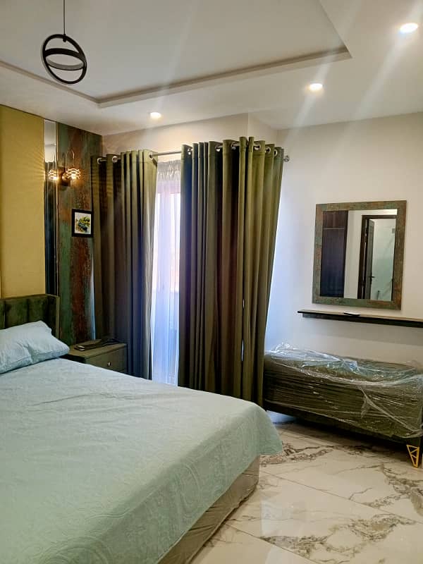 2 Beds luxurious brand new fully furnished apartment for rent in Bahria Town Lahore 8