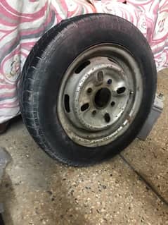 12" tyre spare wheel khyber fx hiroof mehran 03148857993