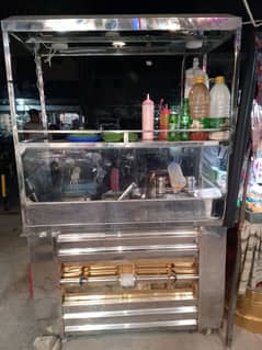 fries counter steel