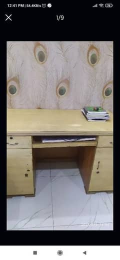 solid wood study table computer table