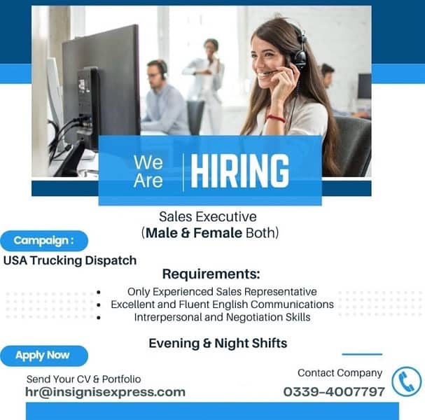 Call Center Sales Agent/ truck dispatching 0