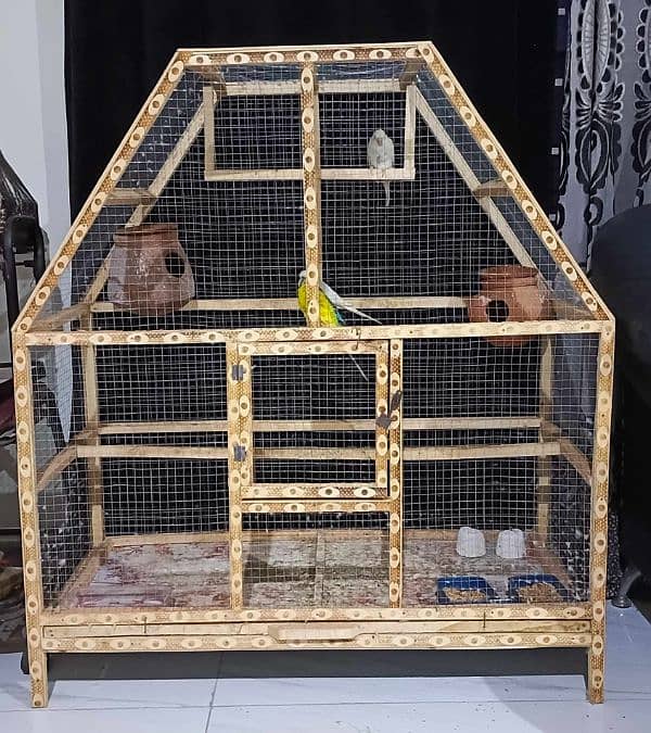 Australian Parrot Budgies Bajri Cage Pinjra 0