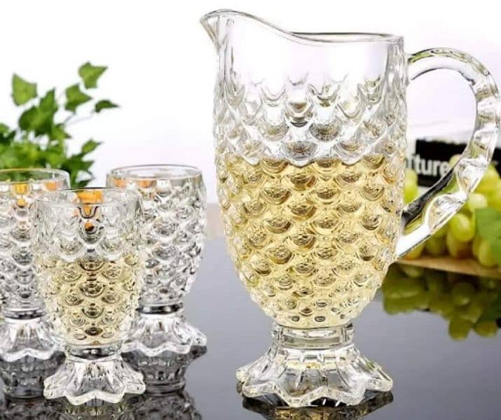 jug glass set 3