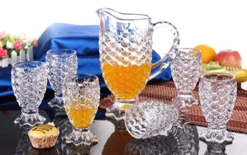 jug glass set 9