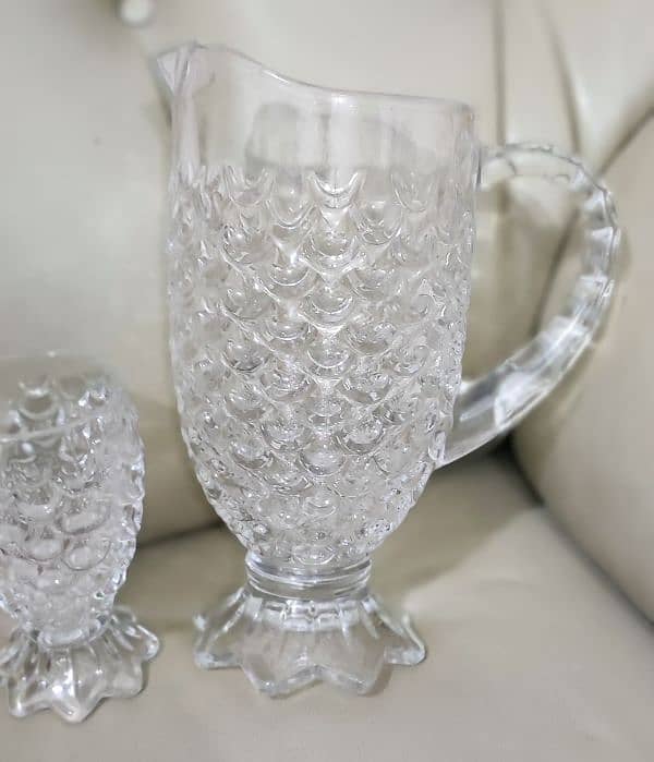 jug glass set 10