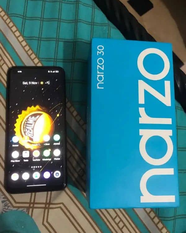 Realme Narzo 30. . . 6/128. . . . complete box 4