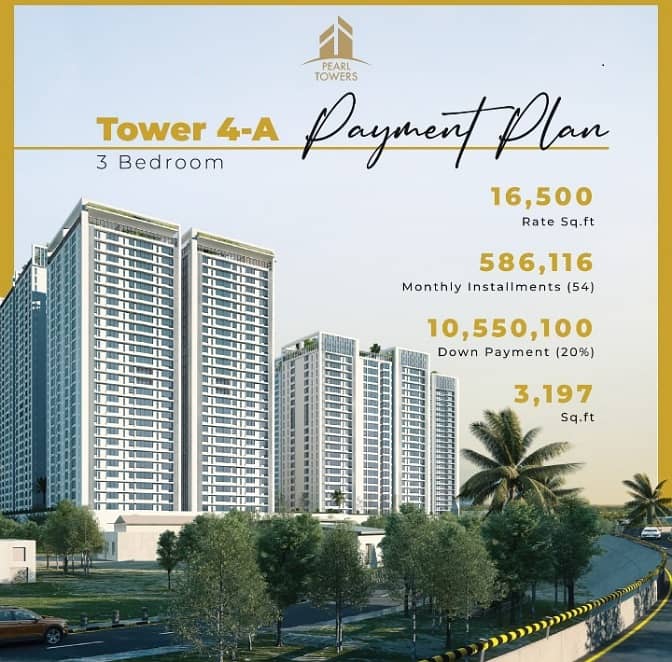 2563 Sqft Flat Is Available For Sale In Installment In Askari 11 Sector A At Super Hot Location Of Pearl Tower 7