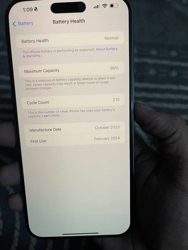 iphone 15 pro max 256gb pta approved 6