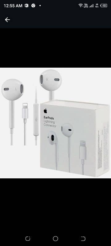 I phone handfree for sale delivery charges 200 1