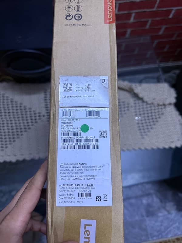 Lenovo loq 15Aph8 Rtx 4060 4