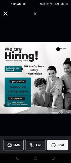 boys and girls job offer for call center