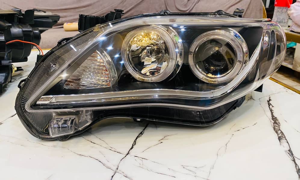 Toyota Corolla 2012 model Head light after market 2