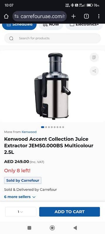 Kenwood juicer 3