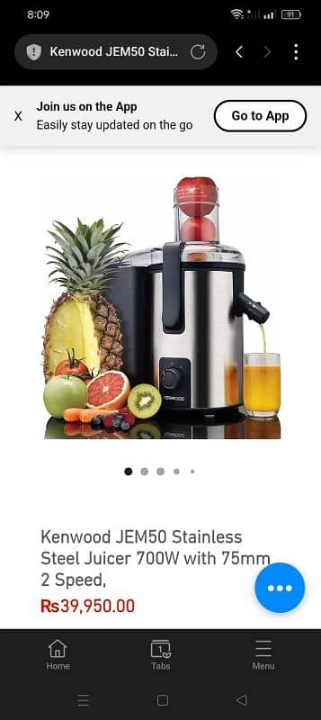 Kenwood juicer 4