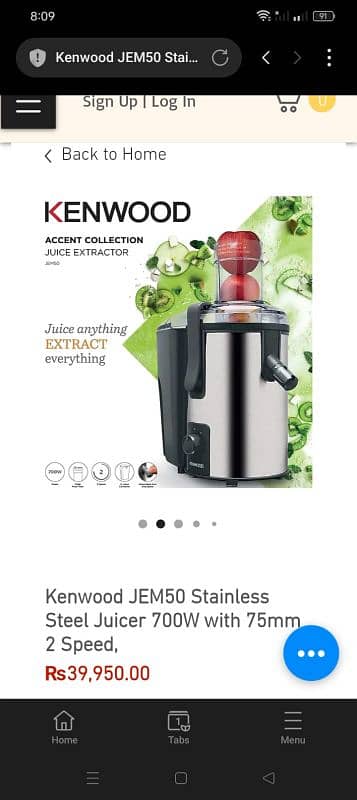 Kenwood juicer 5