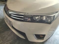 head light and bumper front and back corrola 2015