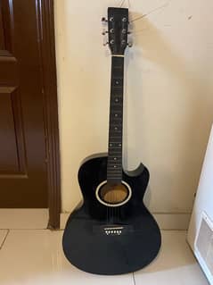 Black Guitar with cover