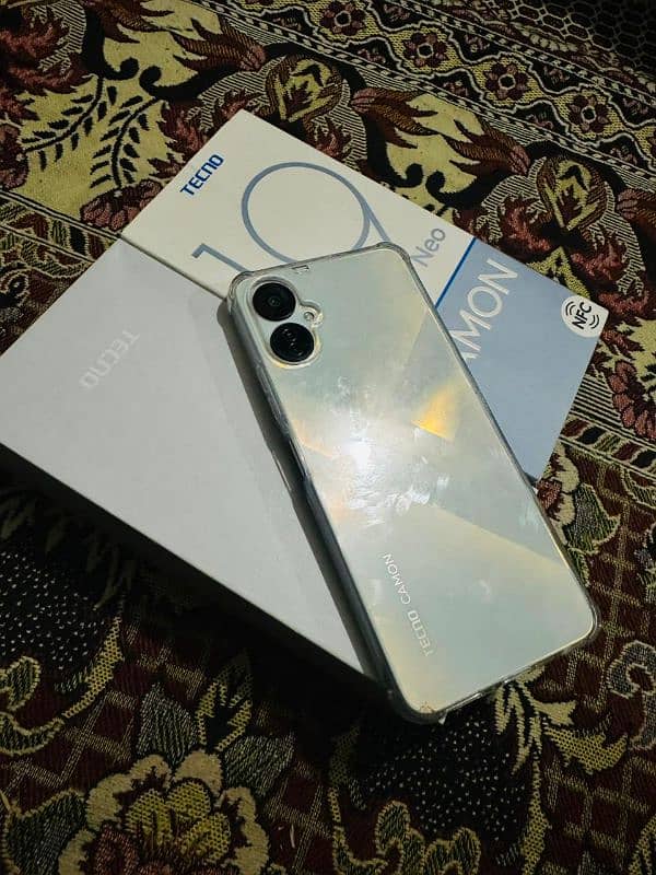 tecno camon 19 neo with box pta official approved 6/128gb 8