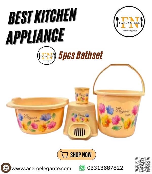 Bathset 5pcs Set Good Quality 0