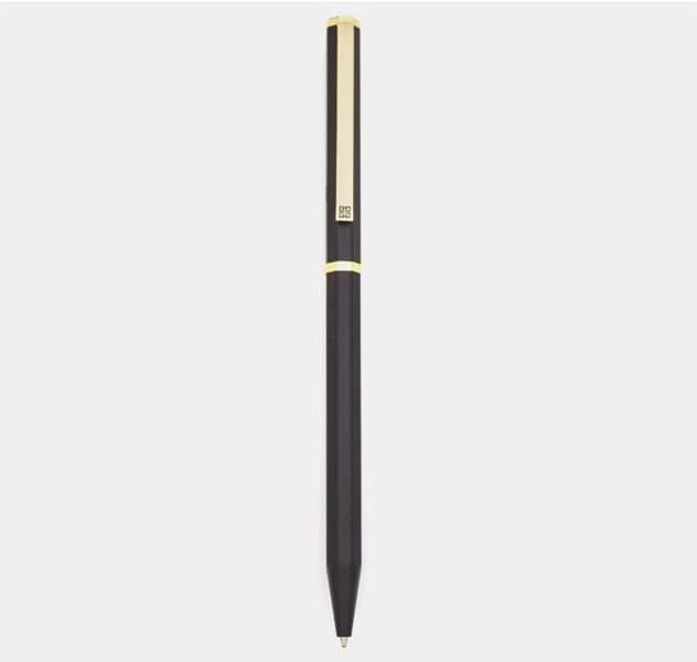 Givenchy Black Composite Gold Tone Ball Pen 1