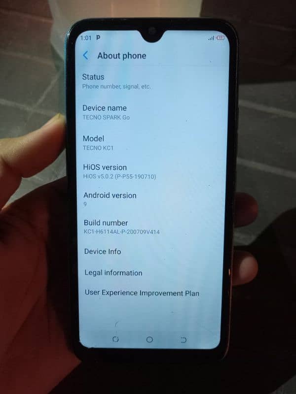 Tecno spark Go for sell with box 1