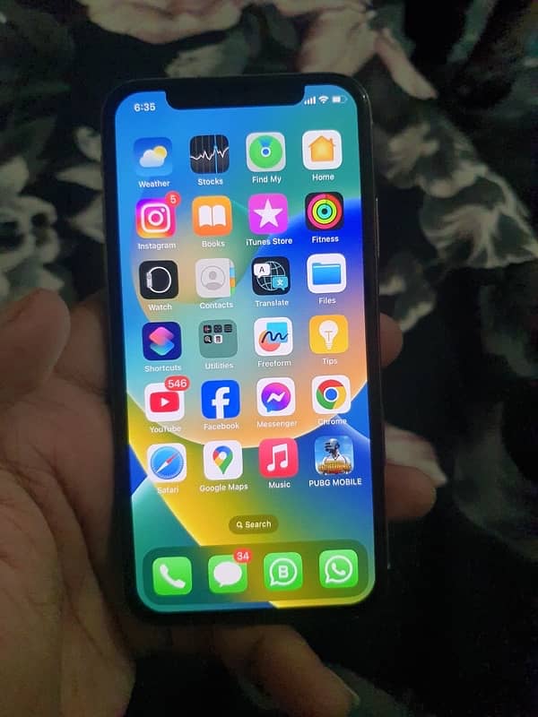 I phone x PTA 64gb 2