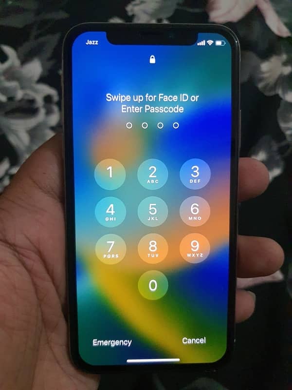 I phone x PTA 64gb 7