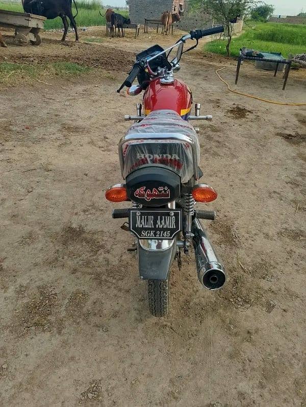 Honda 125 11/12 mdl sargodha no new condition Zero bike documint clear 8