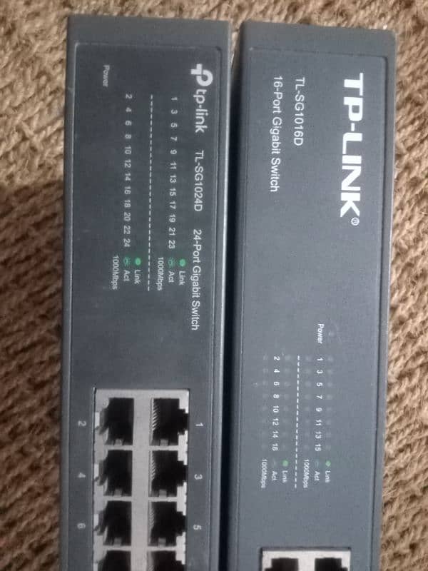 Tplink router & other brand  switch's 8 16 24 prt other device avail 14