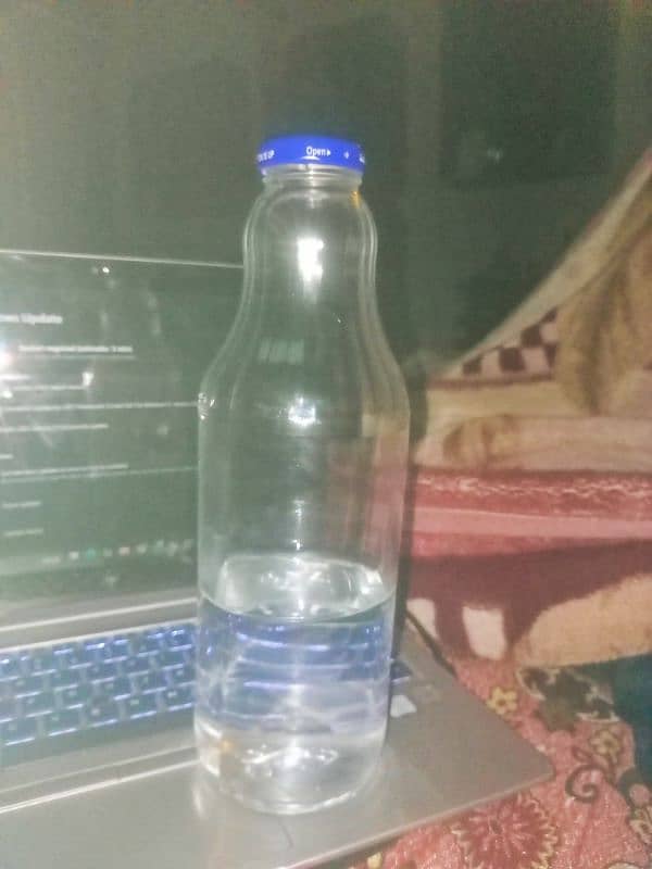 Glass Water Bottle for fridge or Day to Day Use 0