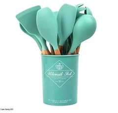 12 Pcs Silicon Spatula Spoon Set