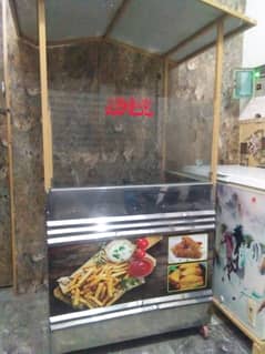 Counter for shawarma Berger fries etc